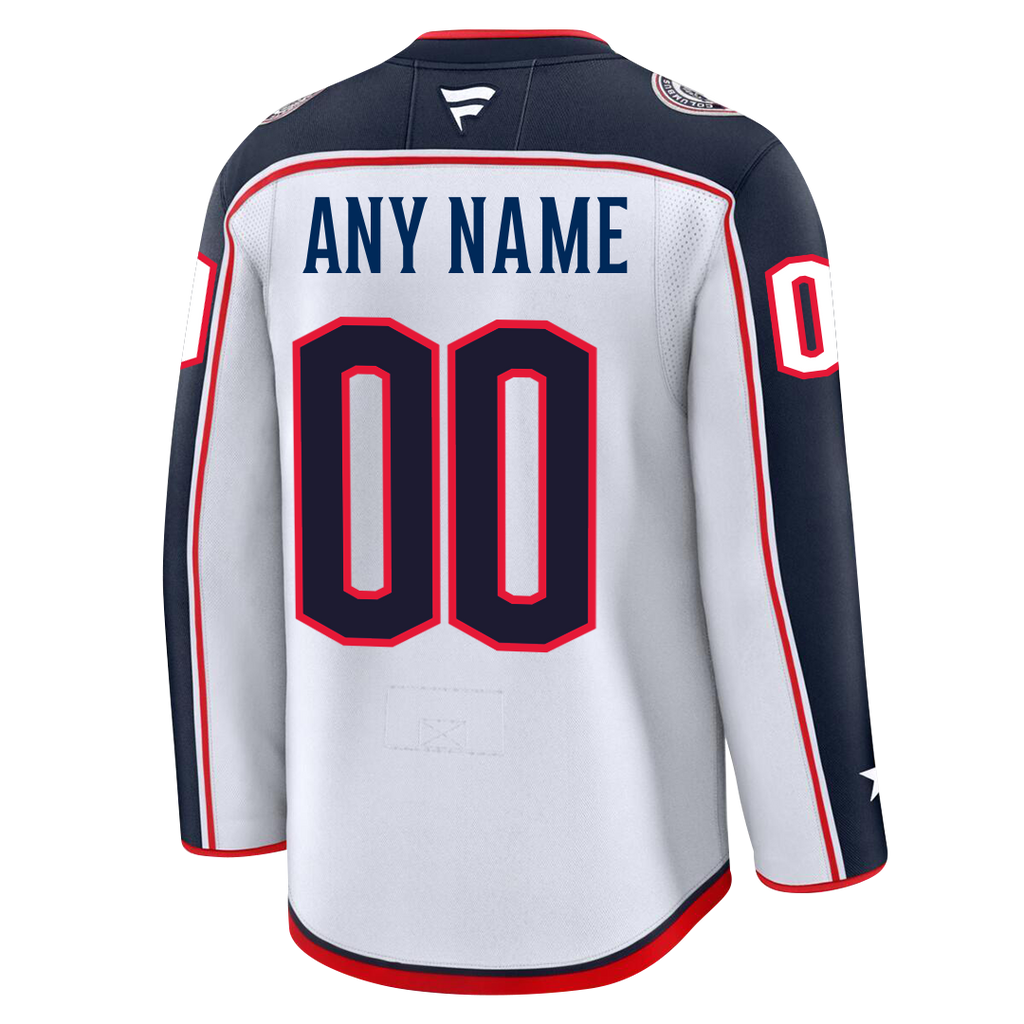 Customizable Columbus Blue Jackets 2024 Fanatics Premium Official NHL AWAY Jersey