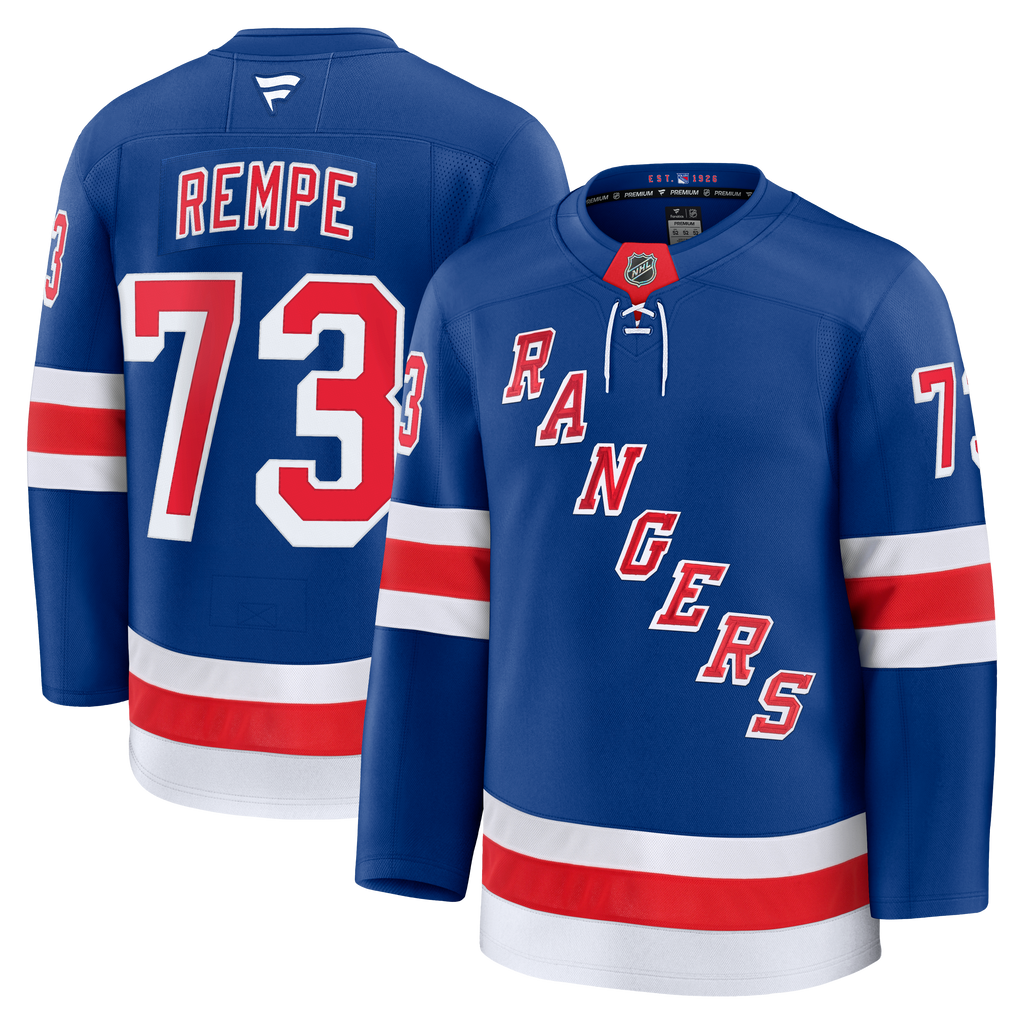 Matt Rempe New York Rangers Fanatics Premium Home Jersey