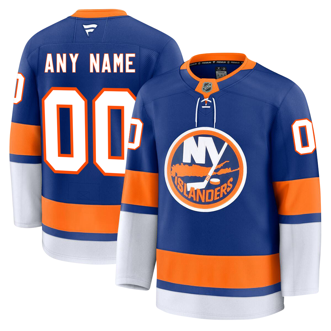 Customizable New York Islander 2024 Fanatics Premium Official NHL HOME Jersey