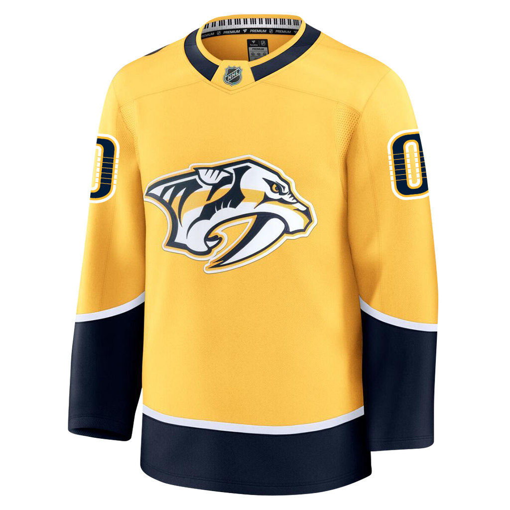 Customizable Nashville Predators 2024 Fanatics Premium Official NHL HOME Jersey