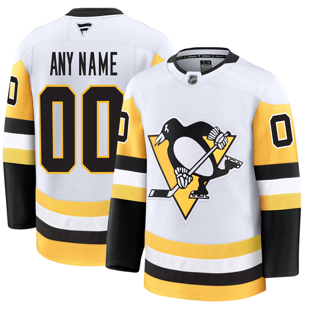 Customizable Pittsburgh Penguins 2024 Fanatics Premium Official NHL AWAY Jersey