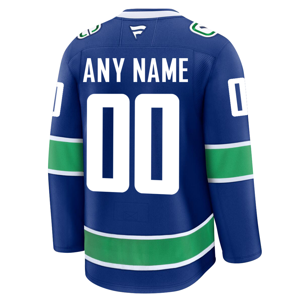 Customizable Vancouver Canucks 2024 Fanatics Premium Official NHL HOME Jersey