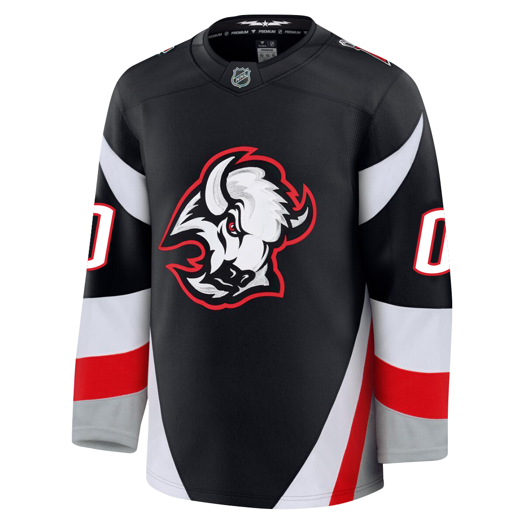 Customizable Buffalo Sabres 2024 Fanatics Premium Official THIRD ALTERNATE NHL Jersey