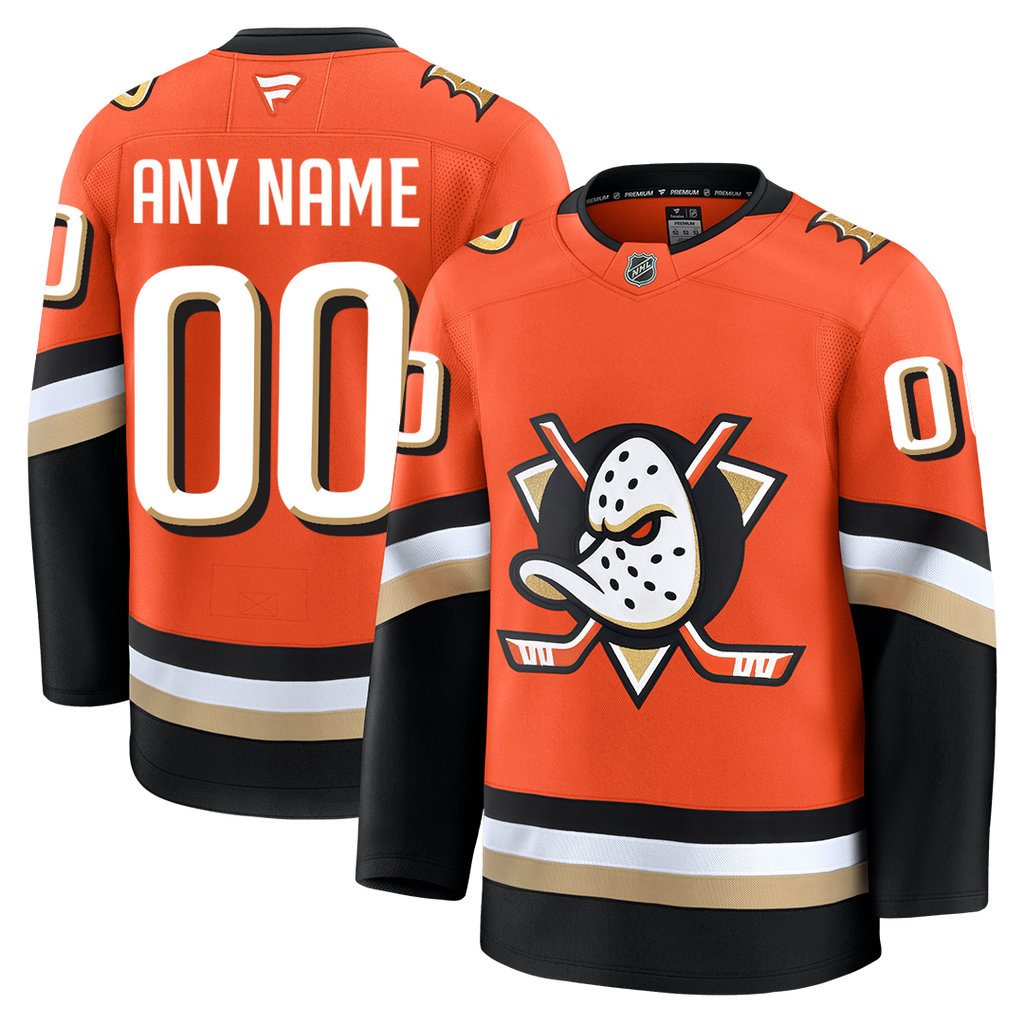 Customizable Anaheim Ducks 2024 Fanatics Premium Official NHL HOME Jersey