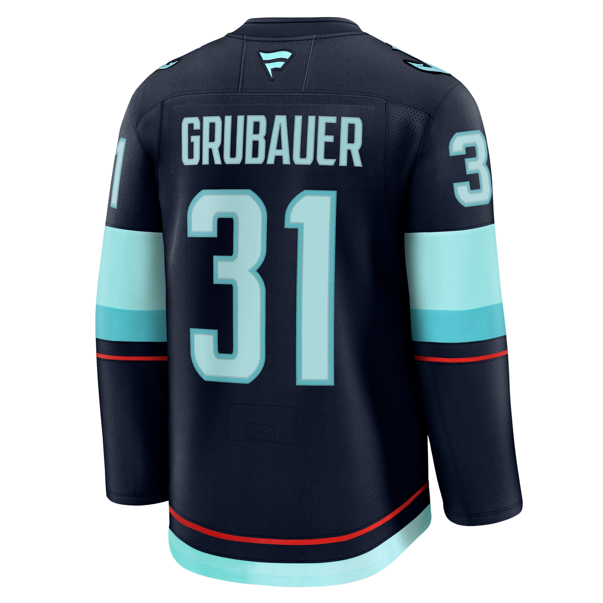 Philipp Grubauer Seattle Kraken Fanatics Premium Home Jersey