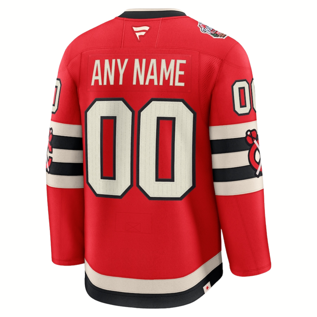 Customizable Chicago Blackhawks Fanatics 2025 NHL Winter Classic Premium Jersey
