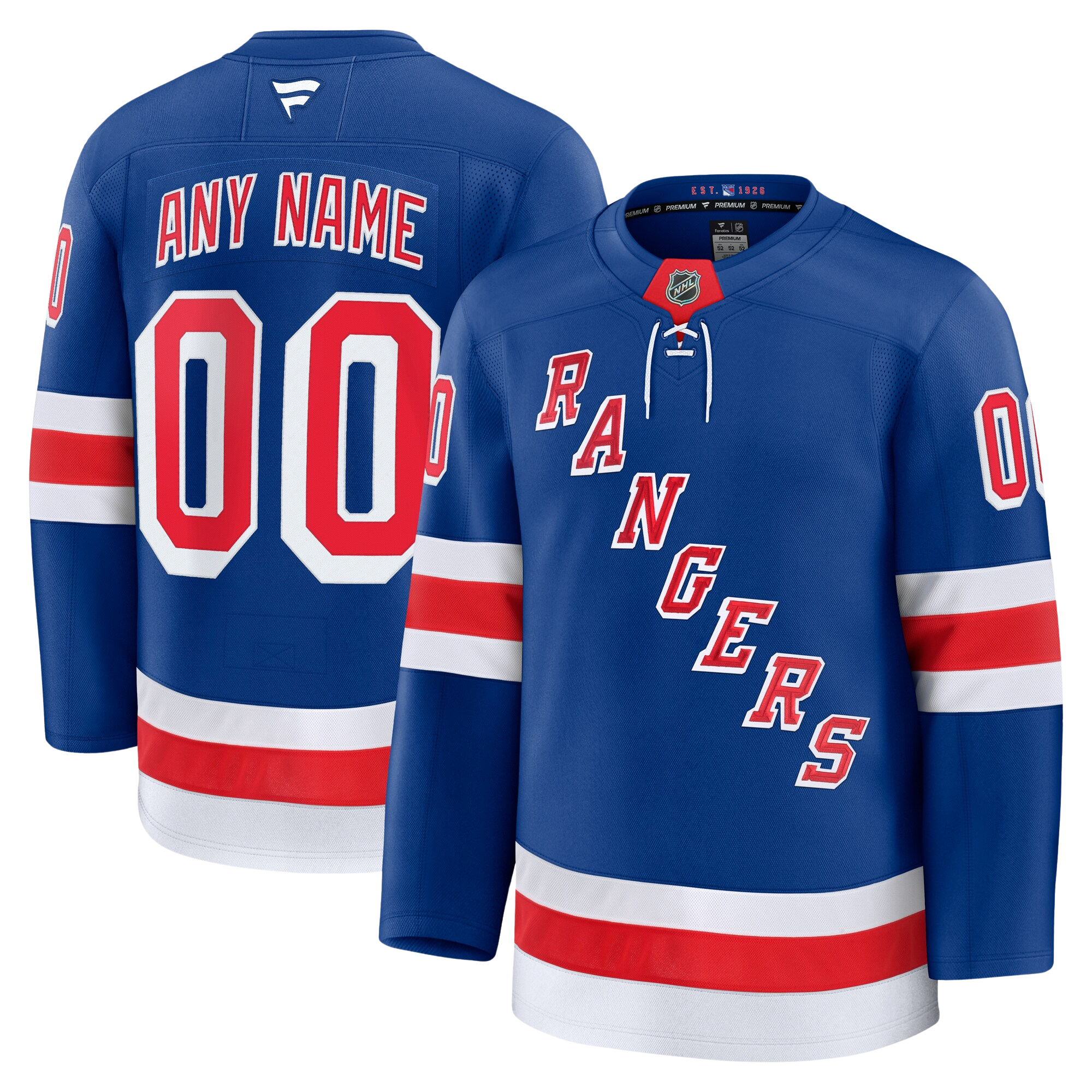 Customizable New York Rangers 2024 Fanatics Premium Official NHL HOME Jersey