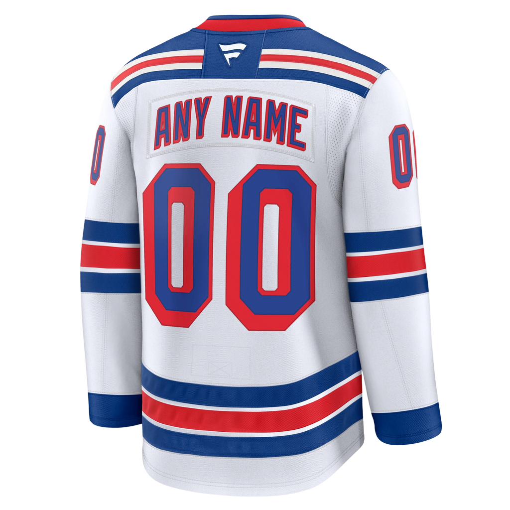 Customizable New York Rangers 2024 Fanatics Premium Official NHL AWAY Jersey