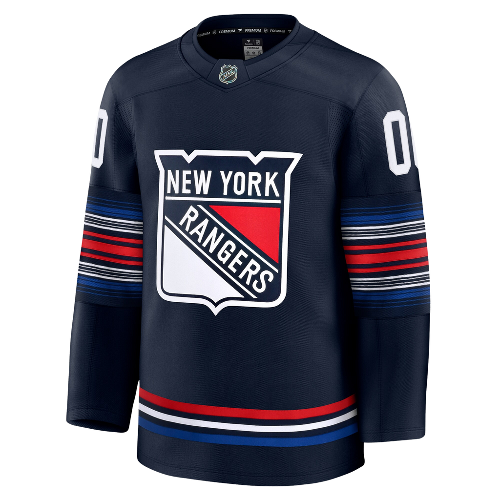 Customizable New York Rangers 2024 Fanatics Premium Official NHL THIRD ALTERNATE Jersey