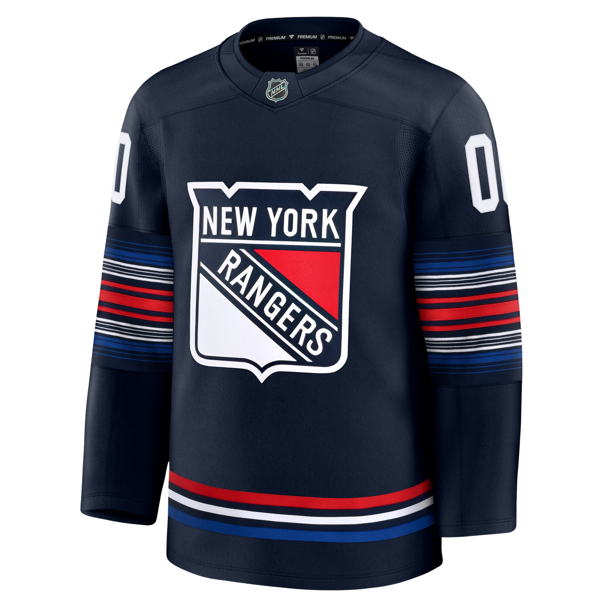 Customizable New York Rangers 2024 Fanatics Premium Official NHL THIRD ALTERNATE Jersey