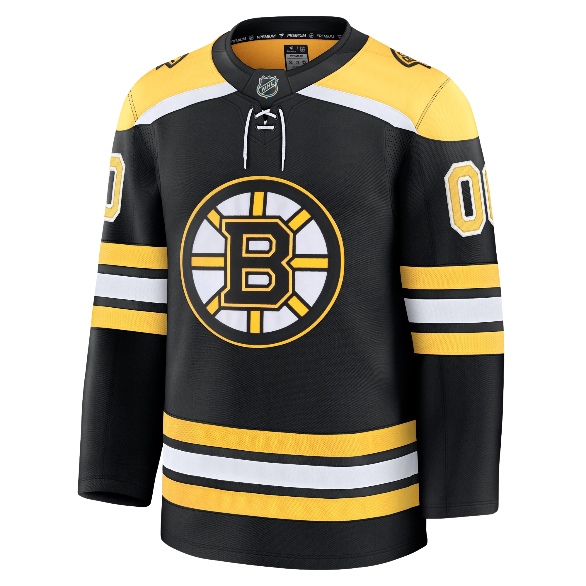 Customizable Boston Bruins 2024 Fanatics Premium Official NHL HOME Jersey