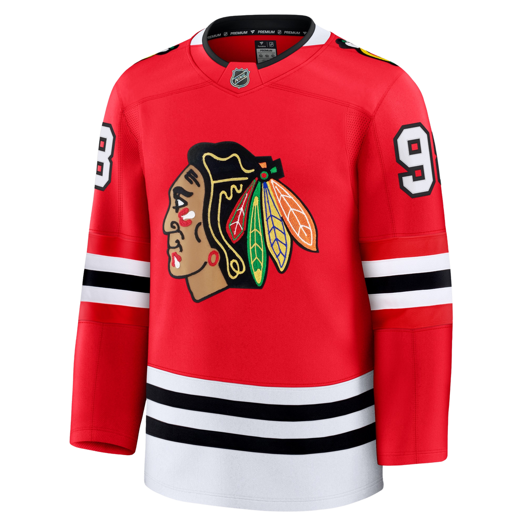 Connor Bedard Chicago Blackhawks Fanatics Premium Home Jersey