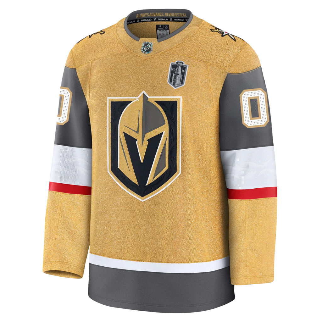 Customizable Vegas Golden Knights Fanatics Premium Official NHL Home Jersey With 2026 Stanley Cup Final Patch