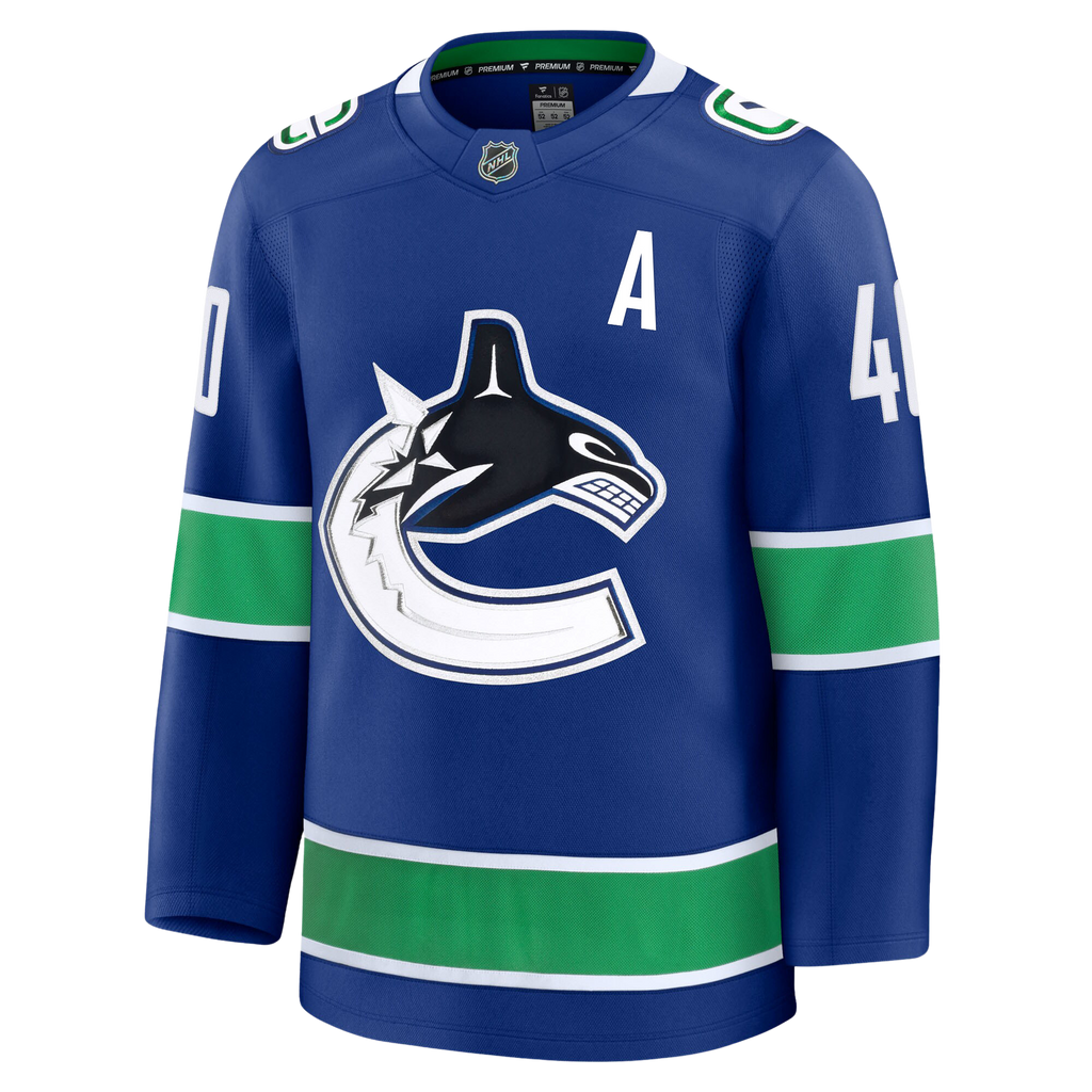 Elias Pettersson Vancouver Canucks Fanatics Premium Home Jersey