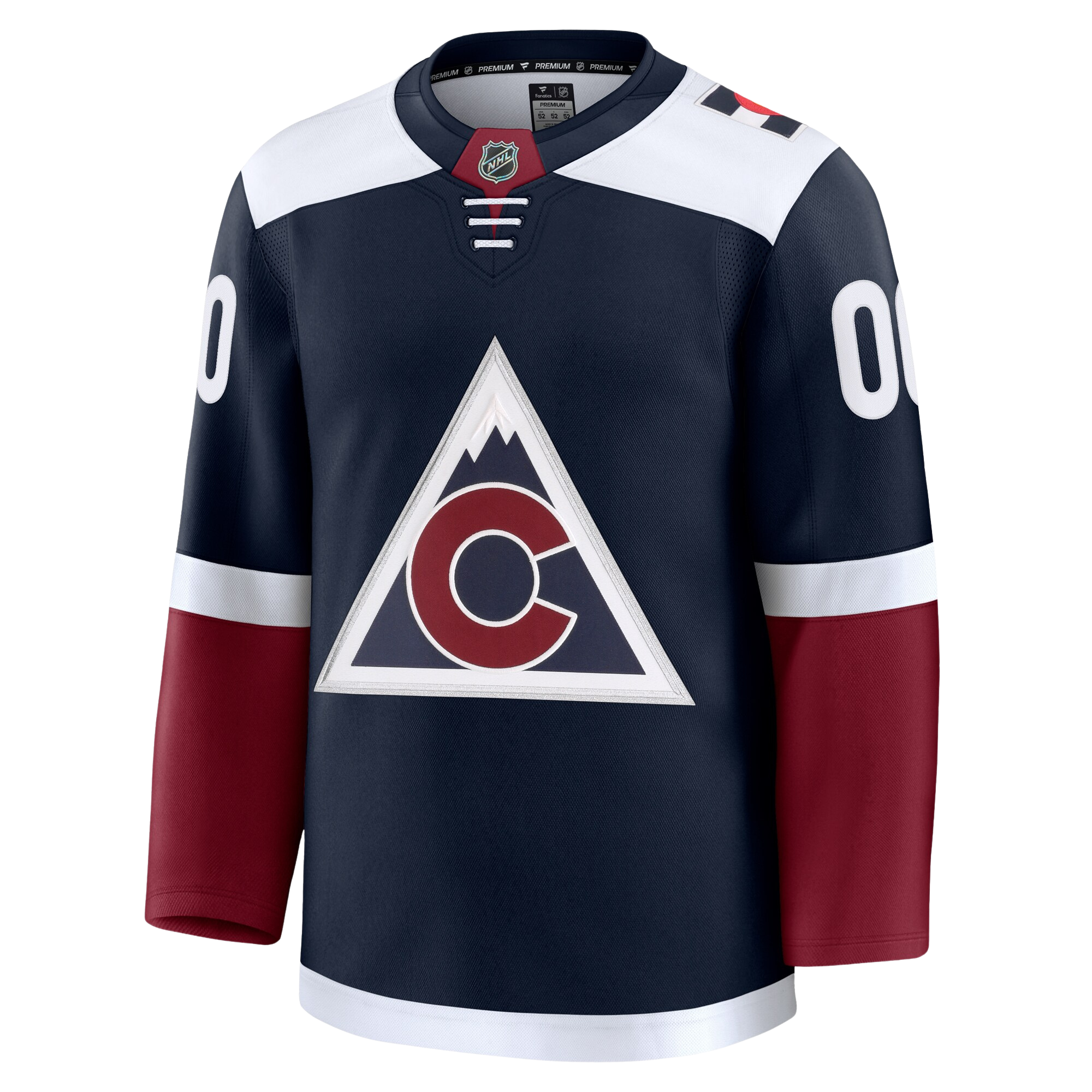 Customizable Colorado Avalanche 2024 Fanatics Premium Official THIRD ALTERNATE NHL Jersey