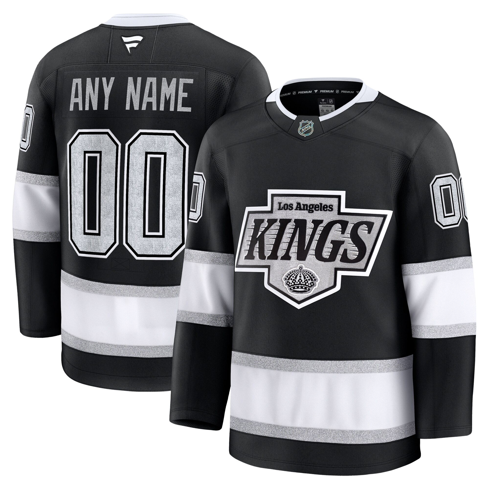 Customizable Los Angeles Kings 2024 Fanatics Premium Official NHL HOME Jersey