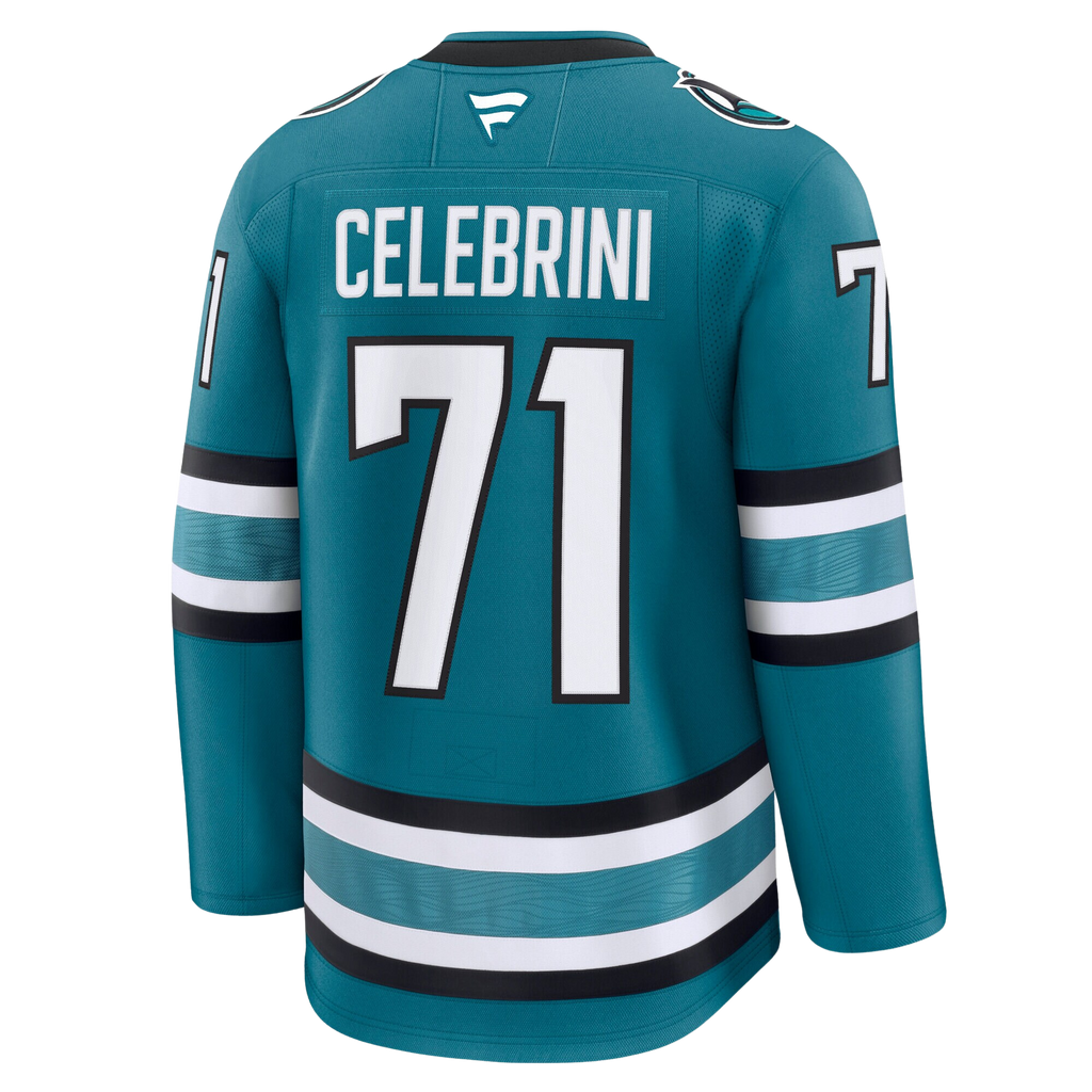 Macklin Celebrini San Jose Sharks Fanatics Premium Home Jersey