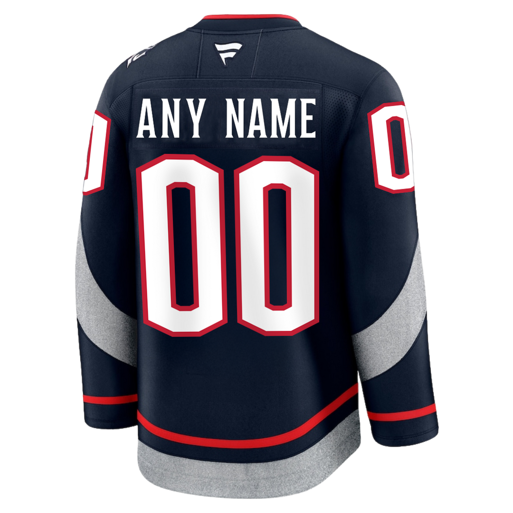 Customizable Columbus Blue Jackets Fanatics Premium Official STADIUM SERIES NHL Jersey