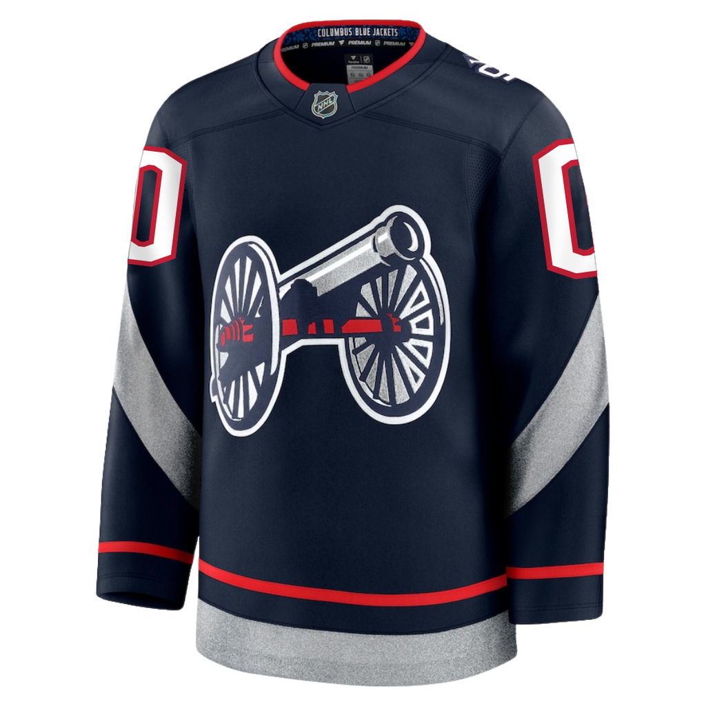 Customizable Columbus Blue Jackets Fanatics Premium Official STADIUM SERIES NHL Jersey
