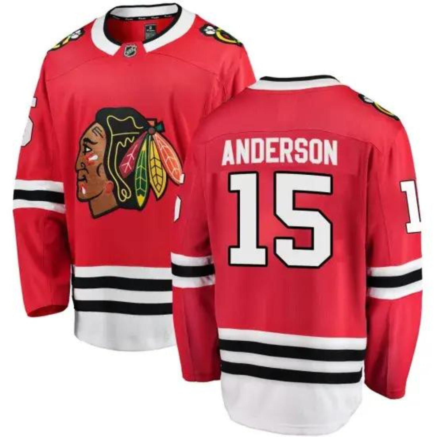 Joey Anderson Chicago Blackhawks 15 Jersey