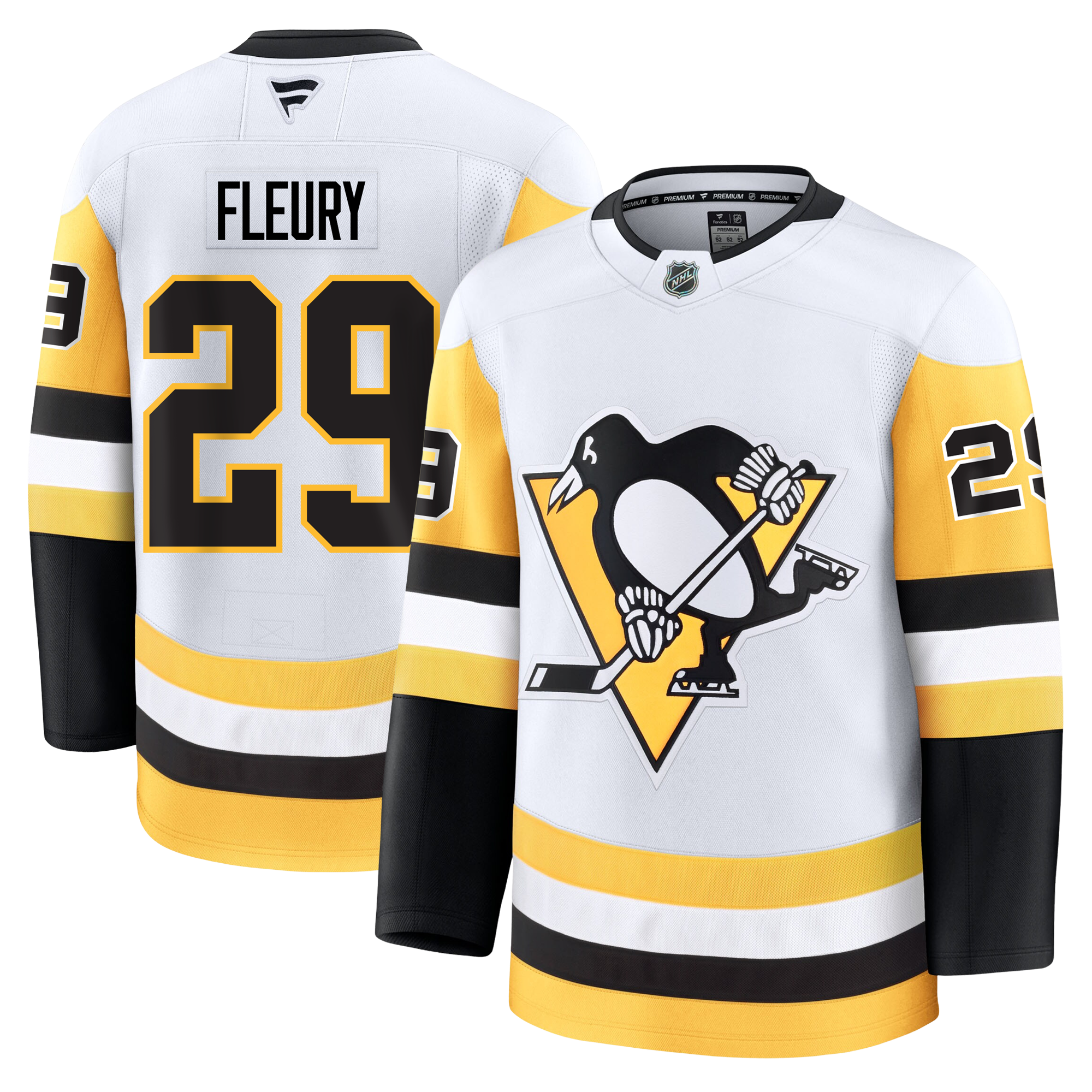 Marc-Andre Fleury Pittsburgh Penguins Fanatics Premium Away Jersey