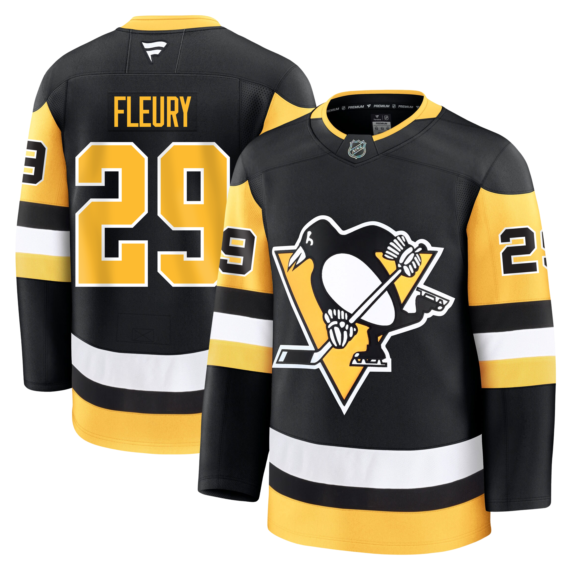 Marc-Andre Fleury Pittsburgh Penguins Fanatics Premium Home Jersey