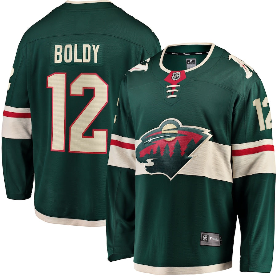 Matt Boldy Minnesota Wild 12 Jersey