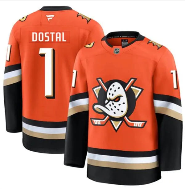 Lukas Dostal Anaheim Ducks 2025 Premium Jersey - Orange