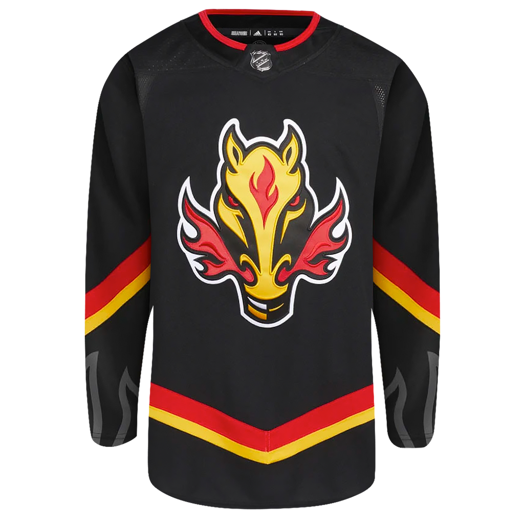 Customizable Calgary Flames Adidas Primegreen Authentic NHL Hockey Jersey