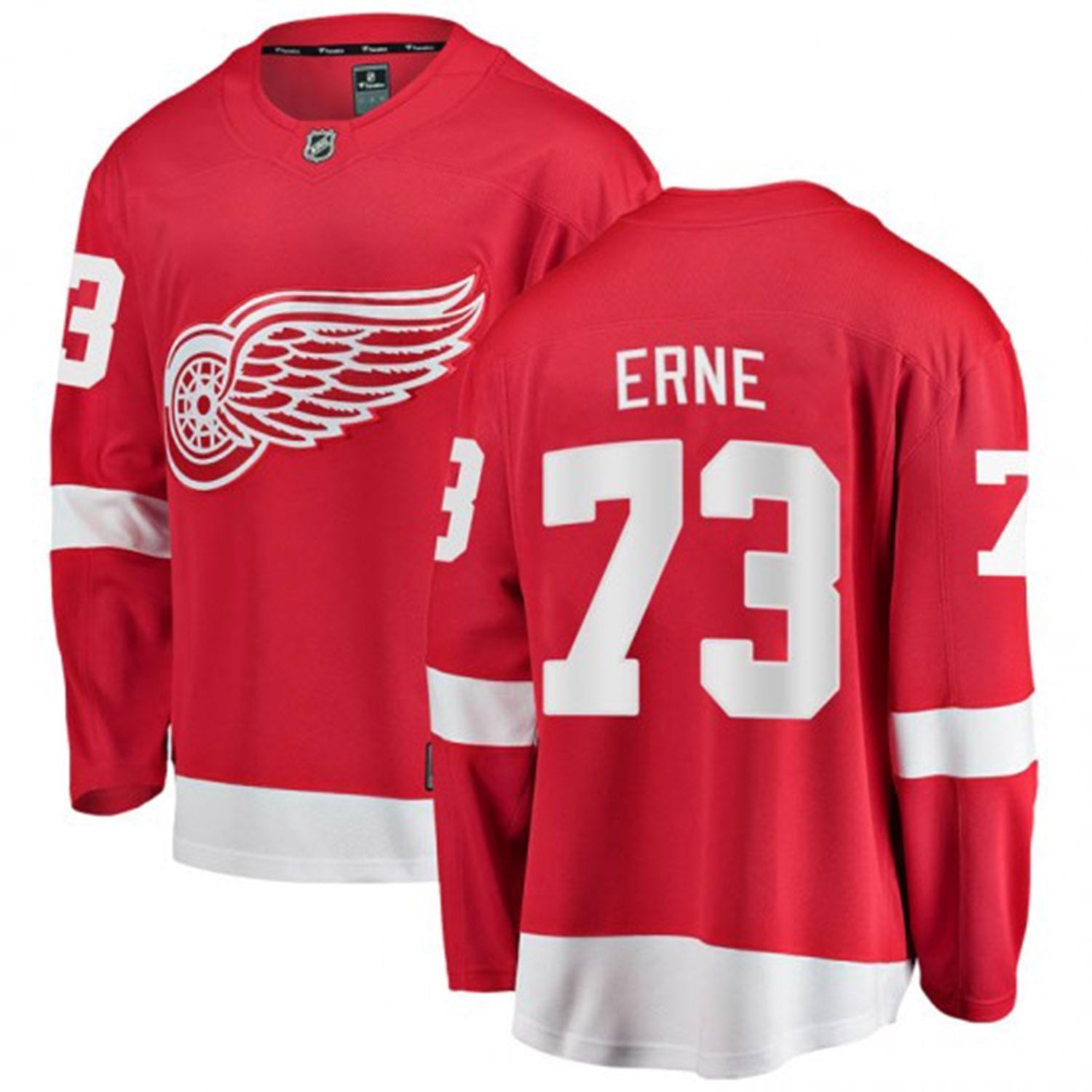 Adam Erne Detroit Red Wings 73 Jersey