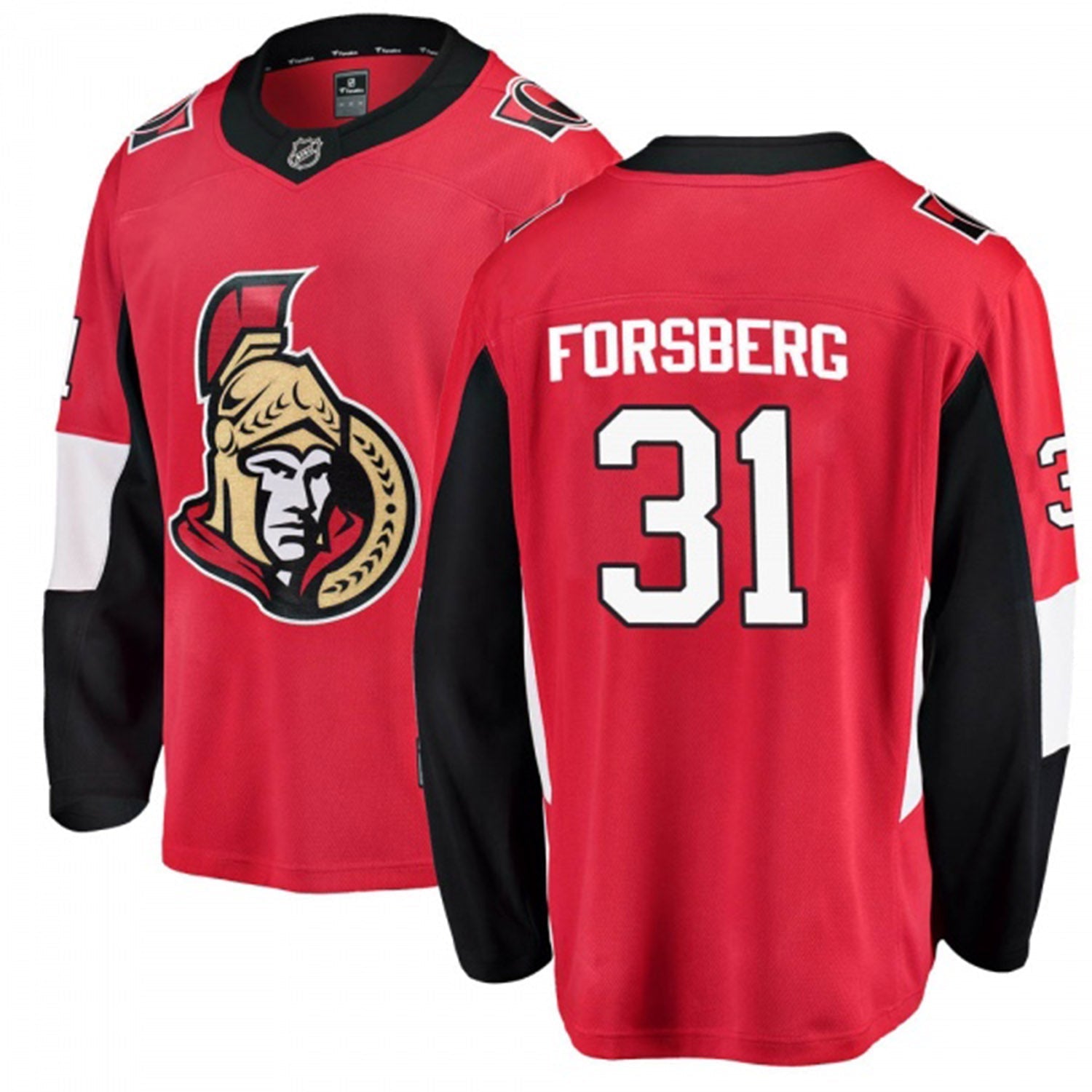 Anton Forsberg Chicago Blackhawks 31 Jersey
