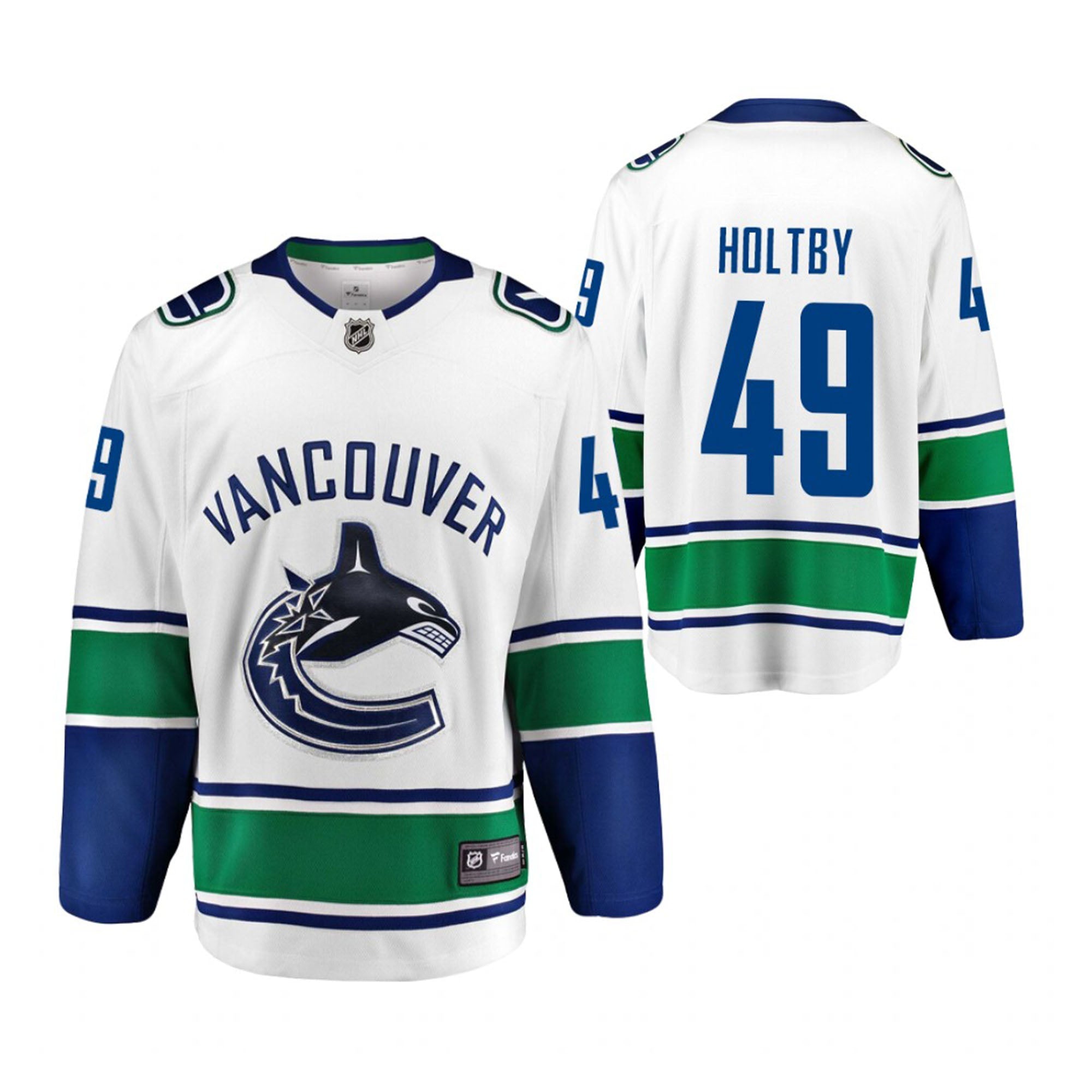 Braden Holtby Vancouver Canucks 49 Jersey