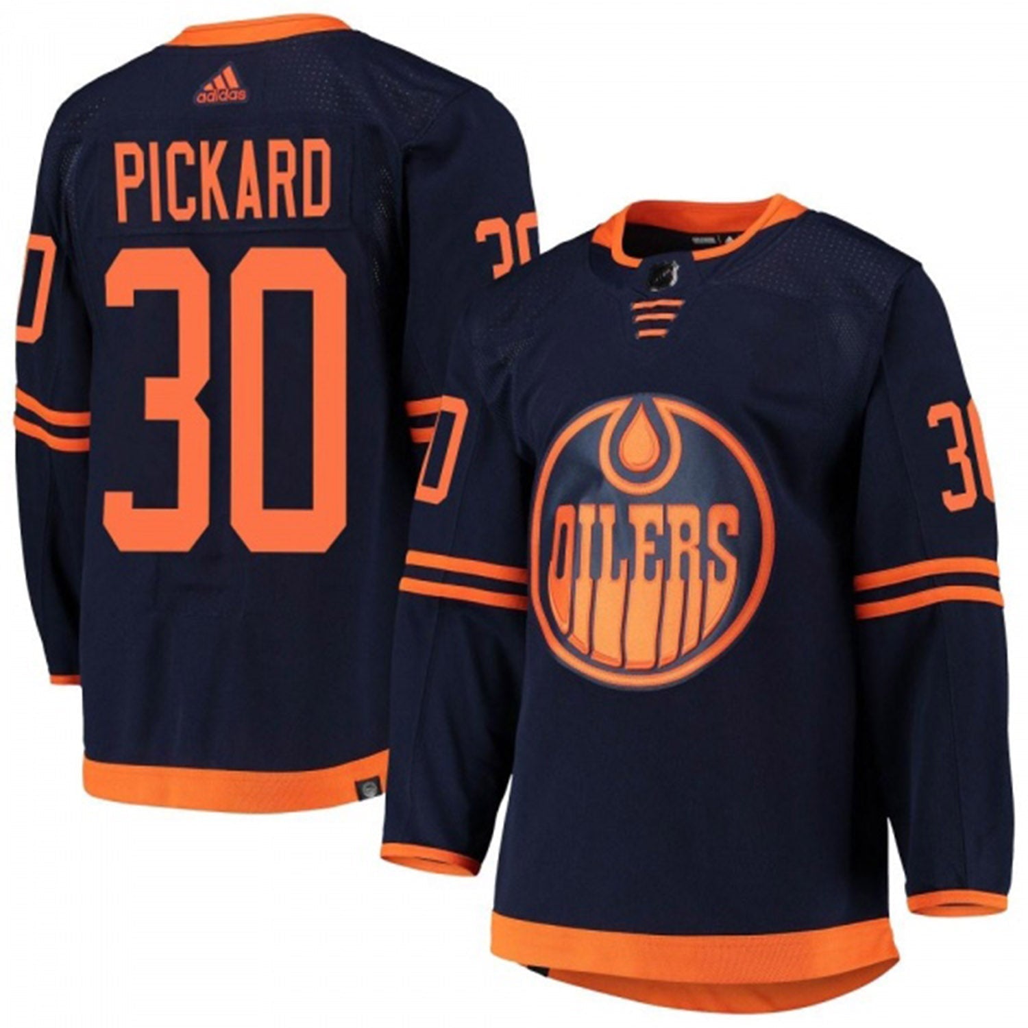 Calvin Pickard Edmonton Oilers 30 Jersey