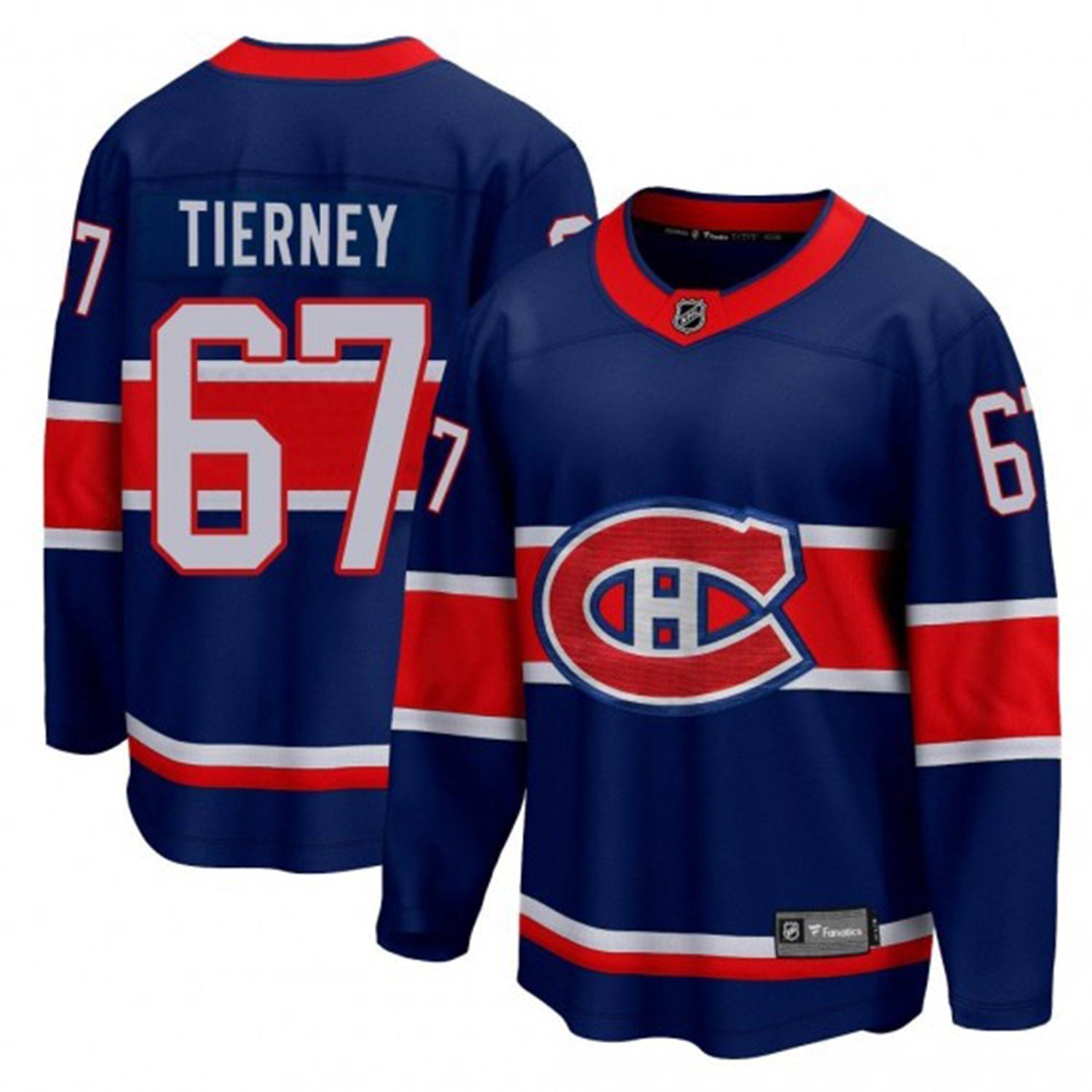 Chris Tierney Montreal Canadiens 67 Jersey