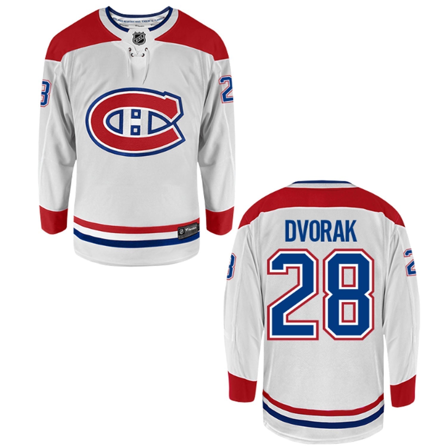 Christian Dvorak Montreal Canadiens 28 Jersey