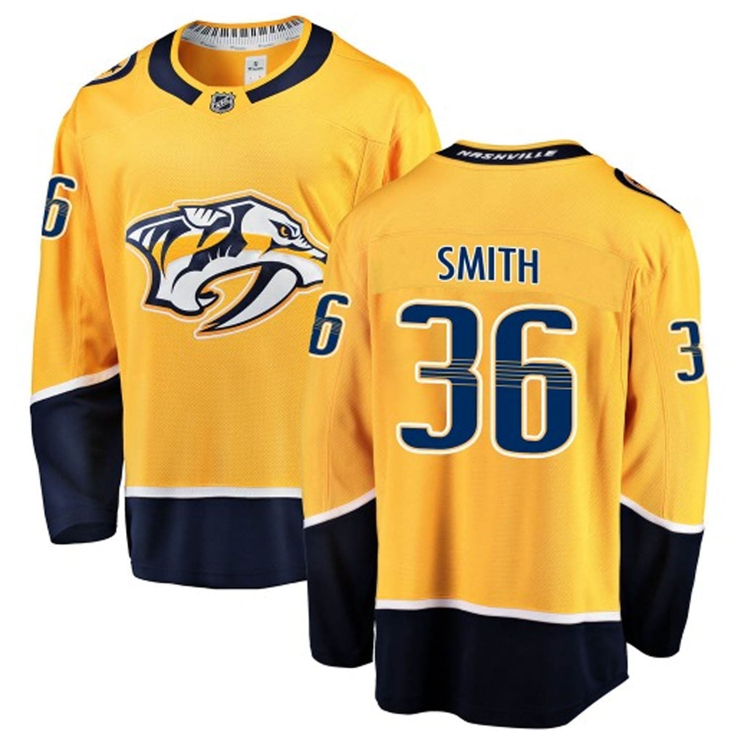 Cole Smith Nashville Predators 36 Jersey