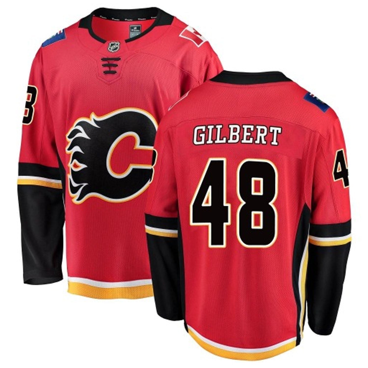 Dennis Gilbert Calgary Flames 48 Jersey