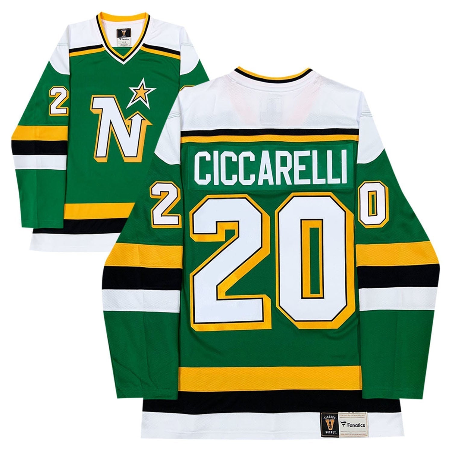 Dino Ciccarelli Minnesota North Stars 20 Jersey