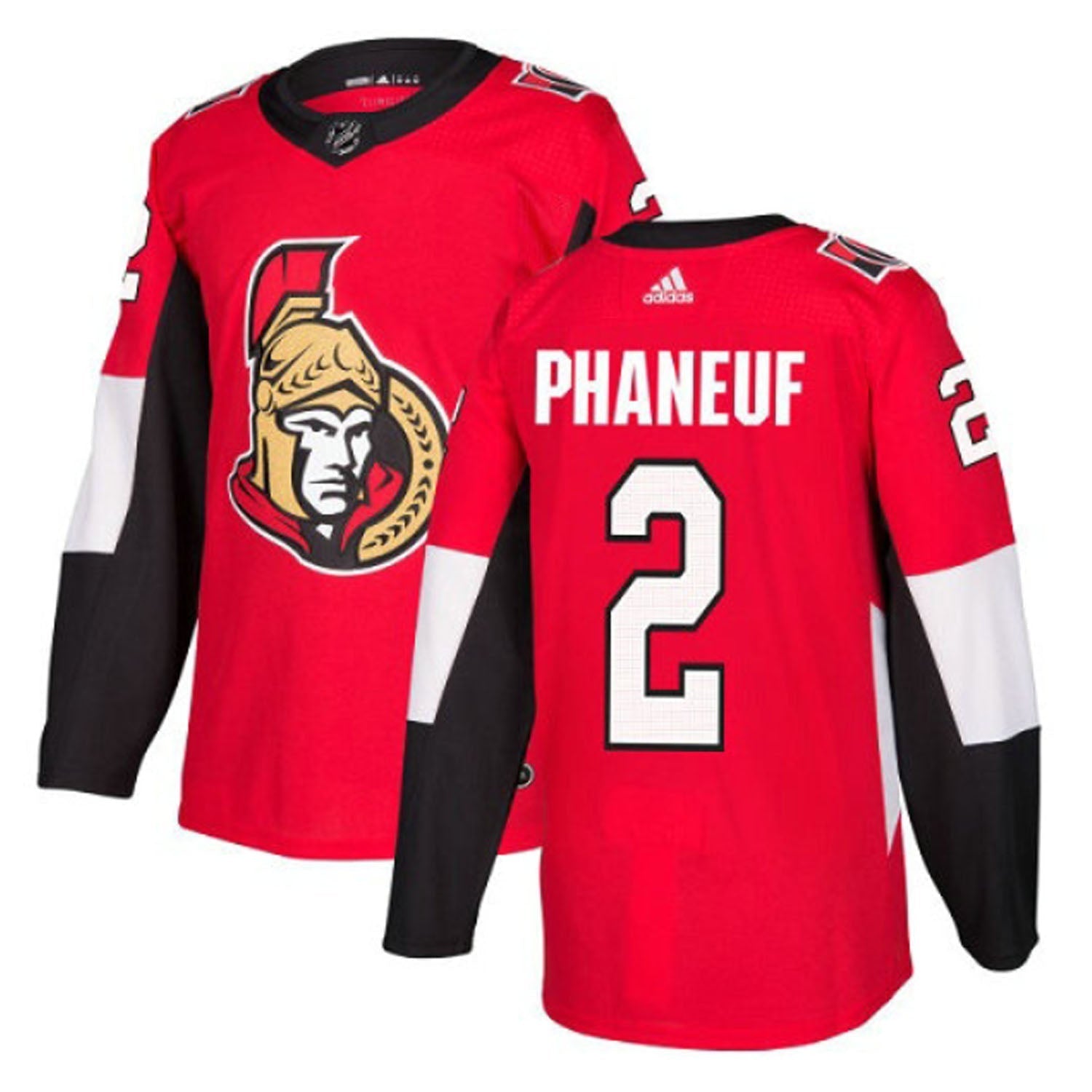 Dion Phaneuf Ottawa Senators 2 Jersey