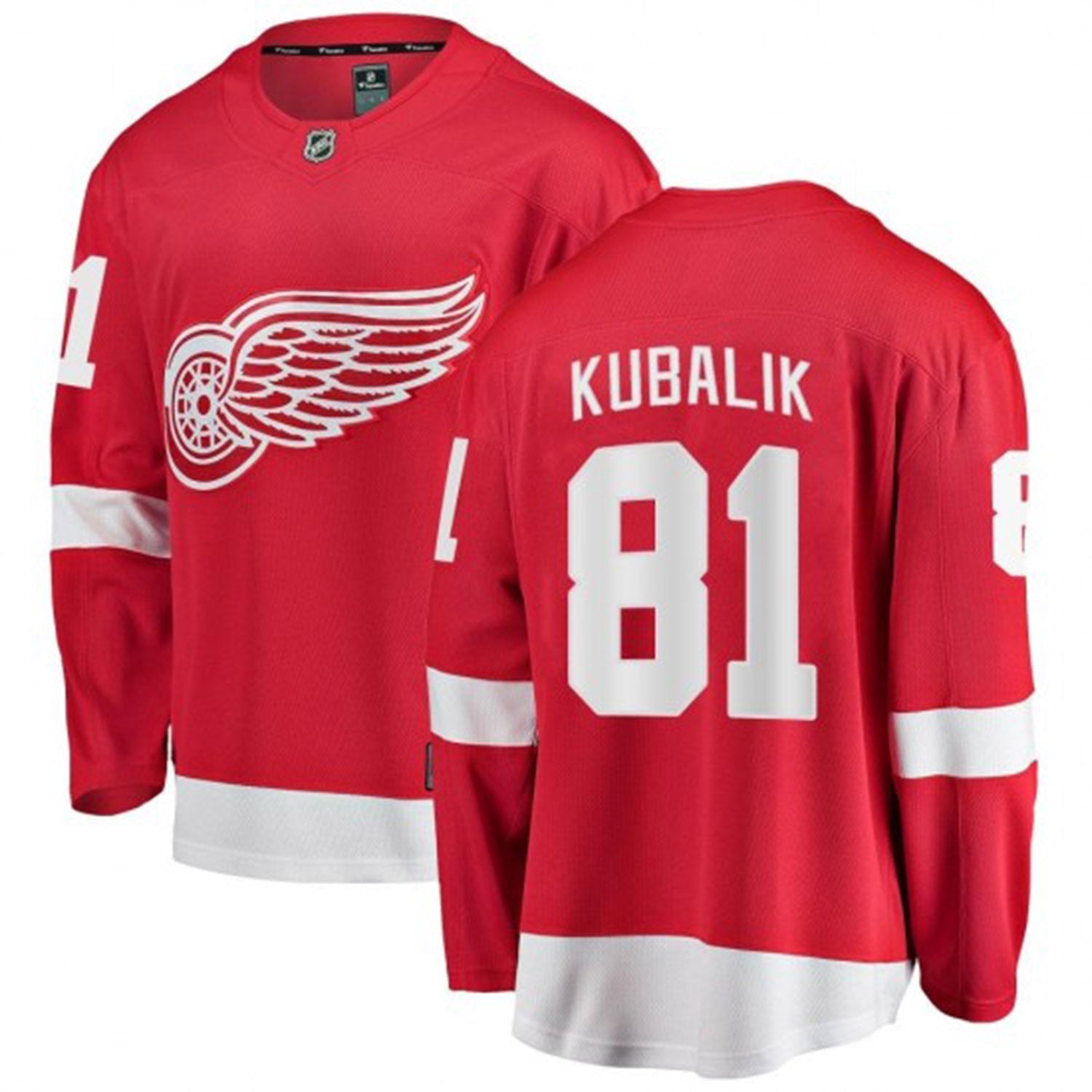 Dominik Kubalik Detroit Red Wings 8 Jersey