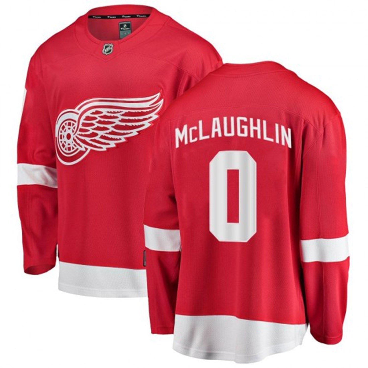 Dylan McLaughlin Detroit Red Wings 0 Jersey