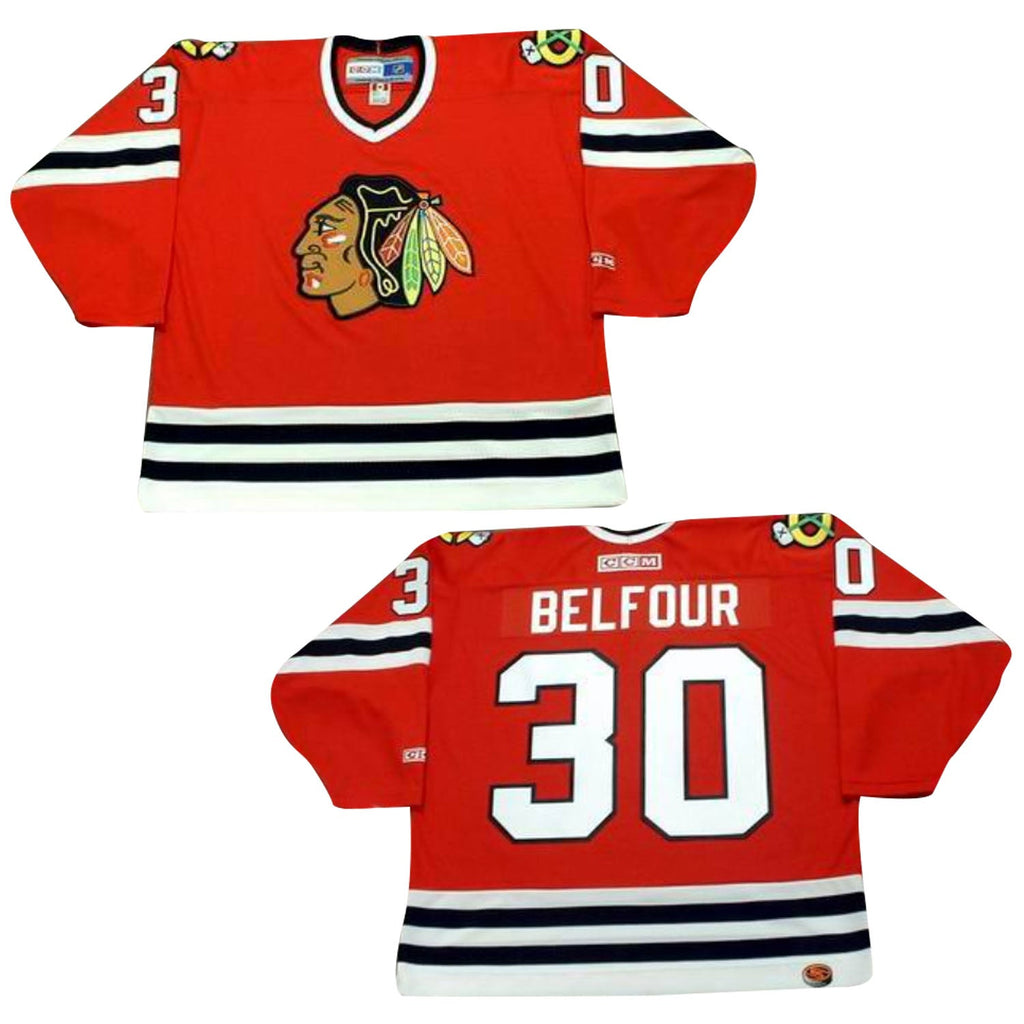 Ed Belfour Chicago Blackhawks 30 Jersey