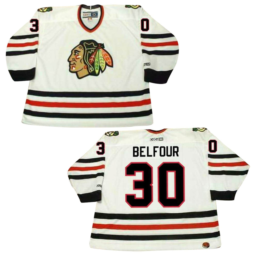 Ed Belfour Chicago Blackhawks 30 Jersey
