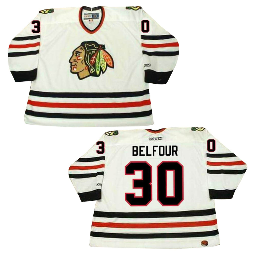 Ed Belfour Chicago Blackhawks 30 Jersey