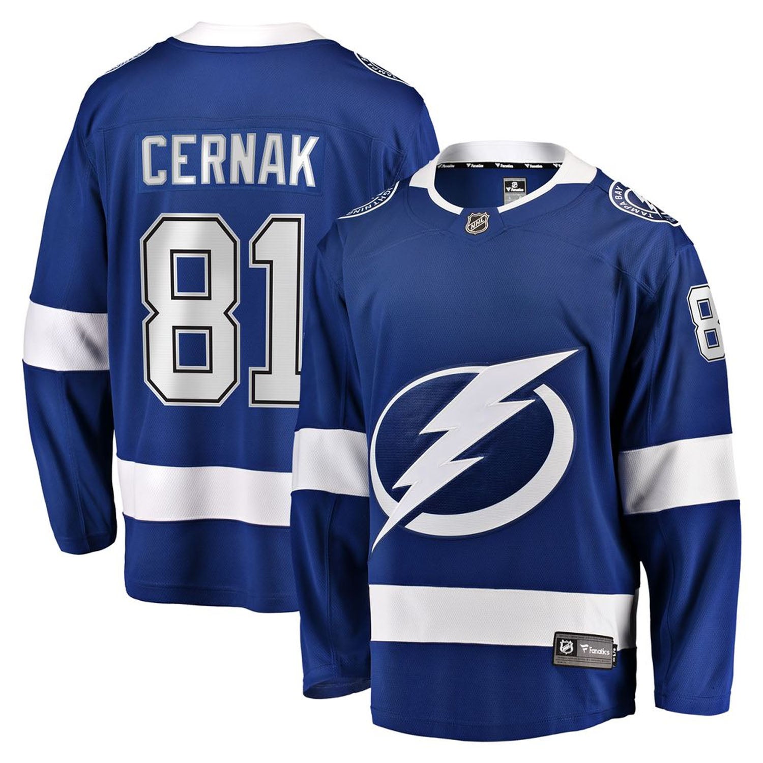 Erik Cernak Tampa Bay Lightning 81 Jersey