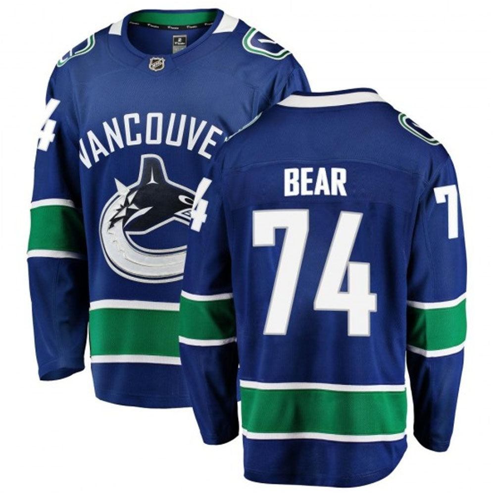 Ethan Bear Vancouver Canucks 74 Jersey
