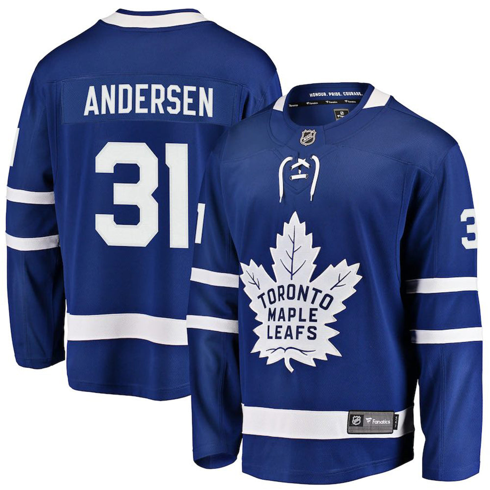Freddy Anderson Toronto Maple Leafs 31 Jersey