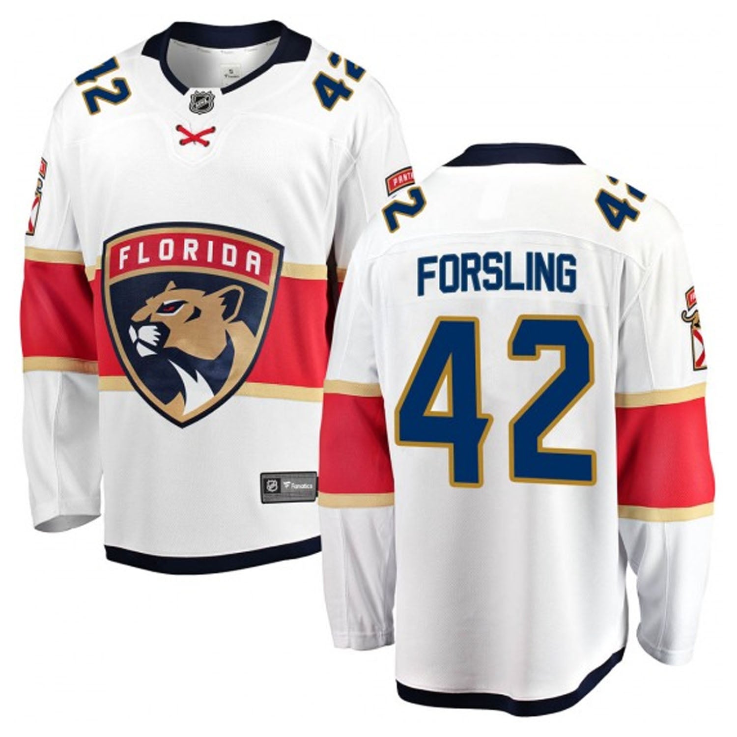 Gustav Forsling Florida Panthers 42 Jersey