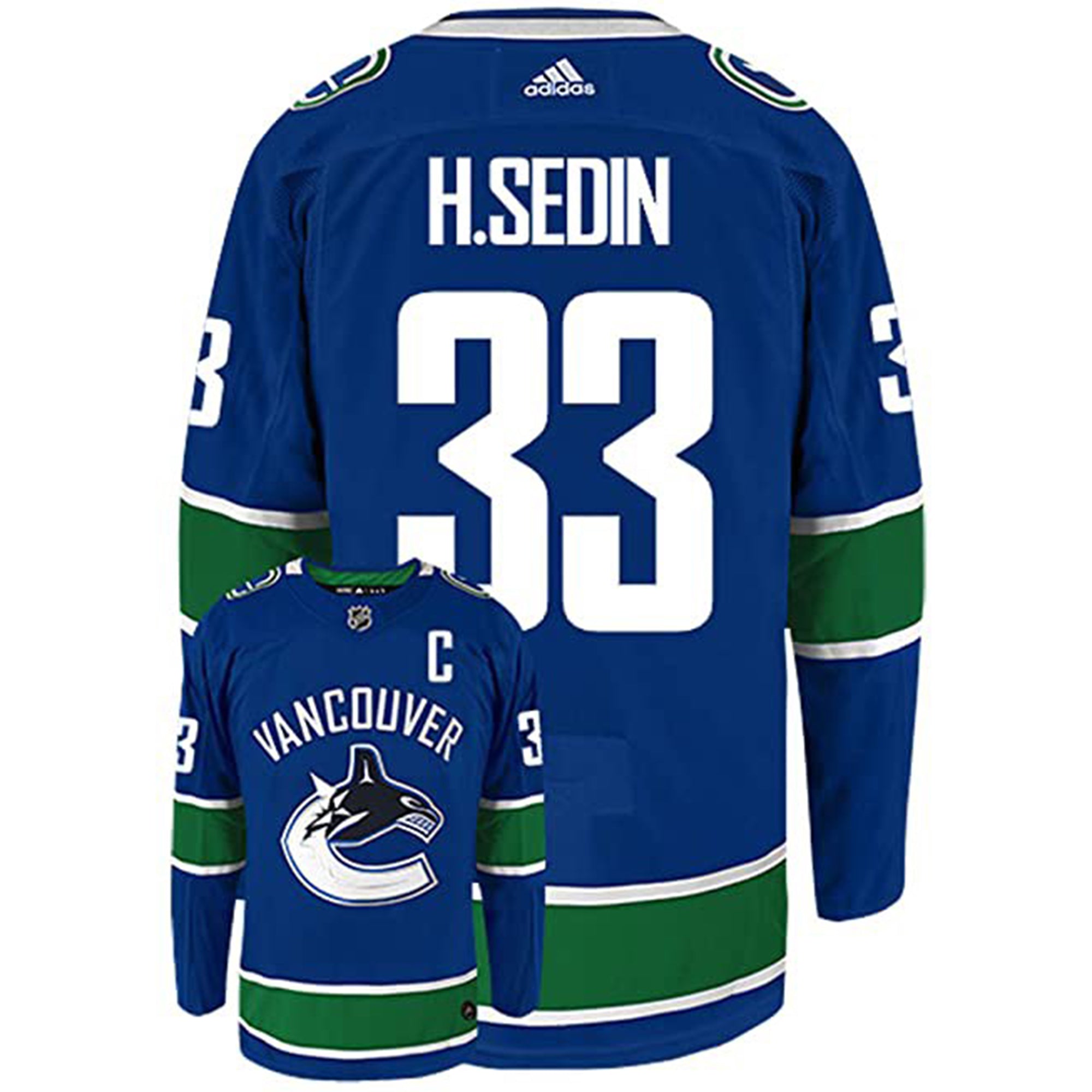 Henrick Sedin Vancouver Canucks 33 Jersey