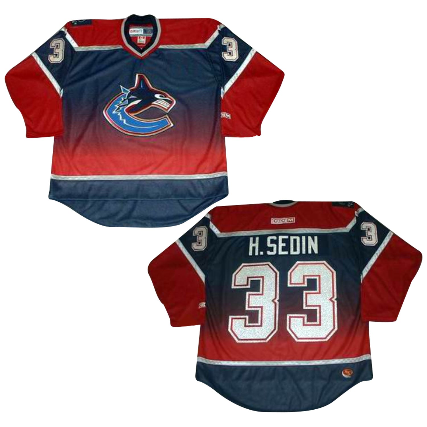 Henrik Sedin Vancouver Canucks 33 Jersey
